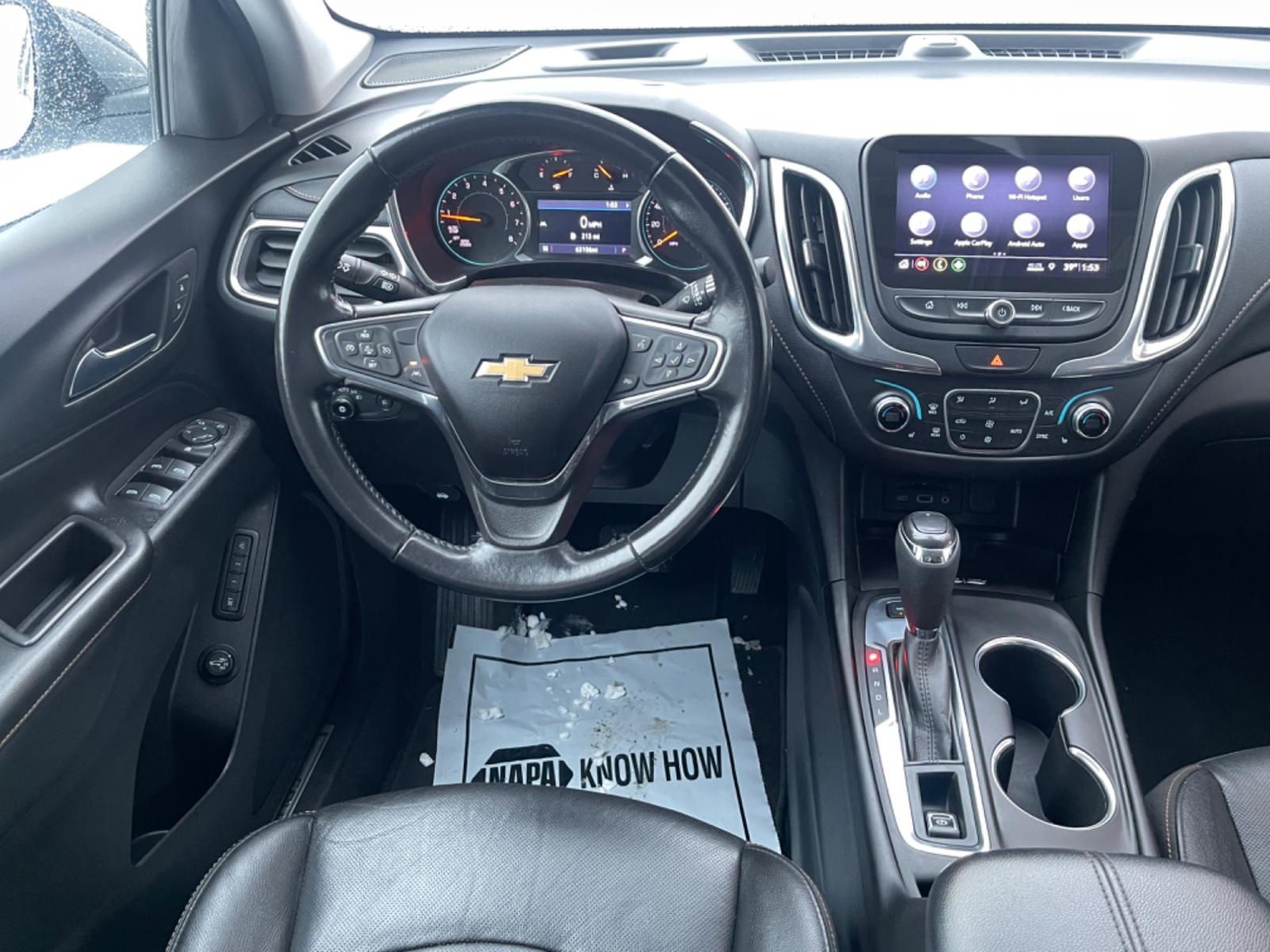 2020 SILVER /black leather CHEVROLET EQUINOX PREMIER (2GNAXYEXXL6) with an 2.0L engine, Automatic transmission, located at 1960 Industrial Drive, Wasilla, 99654, (907) 274-2277, 61.573475, -149.400146 - Photo #10